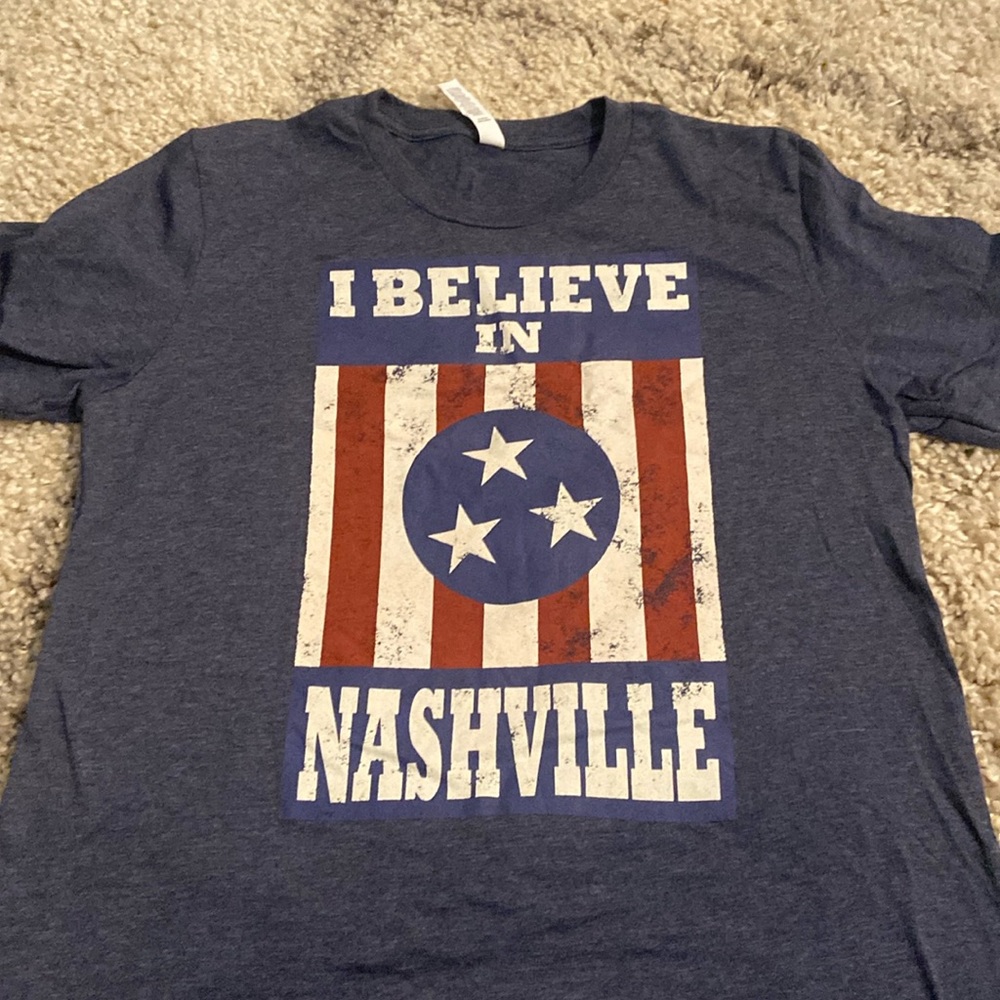 NWOT Believe in Nashville Shirt